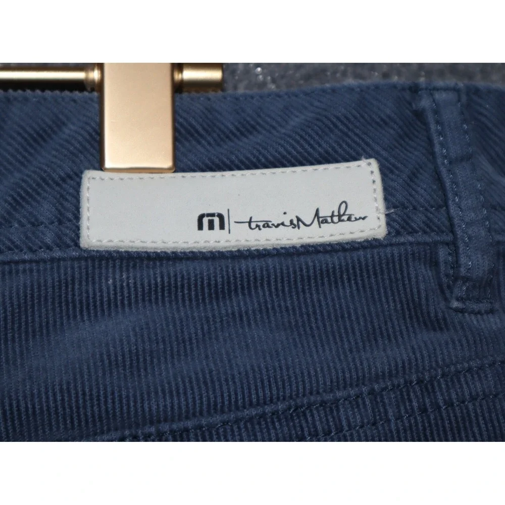 Travis Mathew‎ Pants Men 38 Blue Corduroy 28